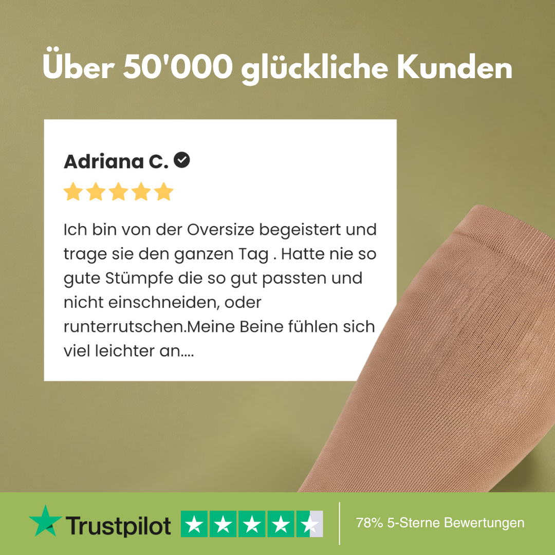 Kompressionssocken Oversize